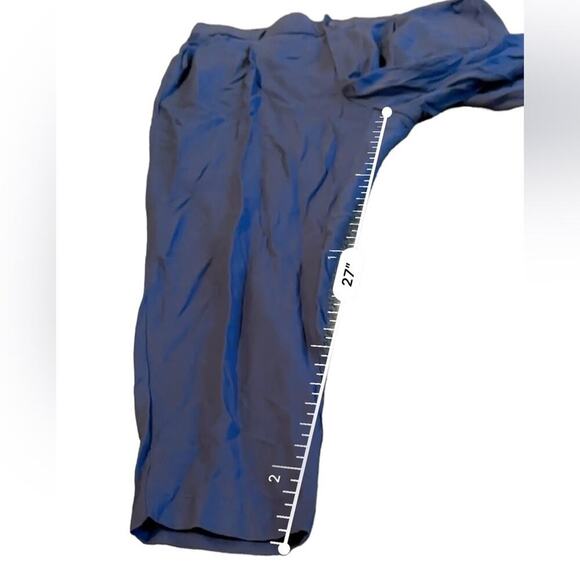 Torrid Slim Taper Stretch Linen Blend Mid Rise Cropped Pants Sz 18 Plus NEW - Picture 11 of 11